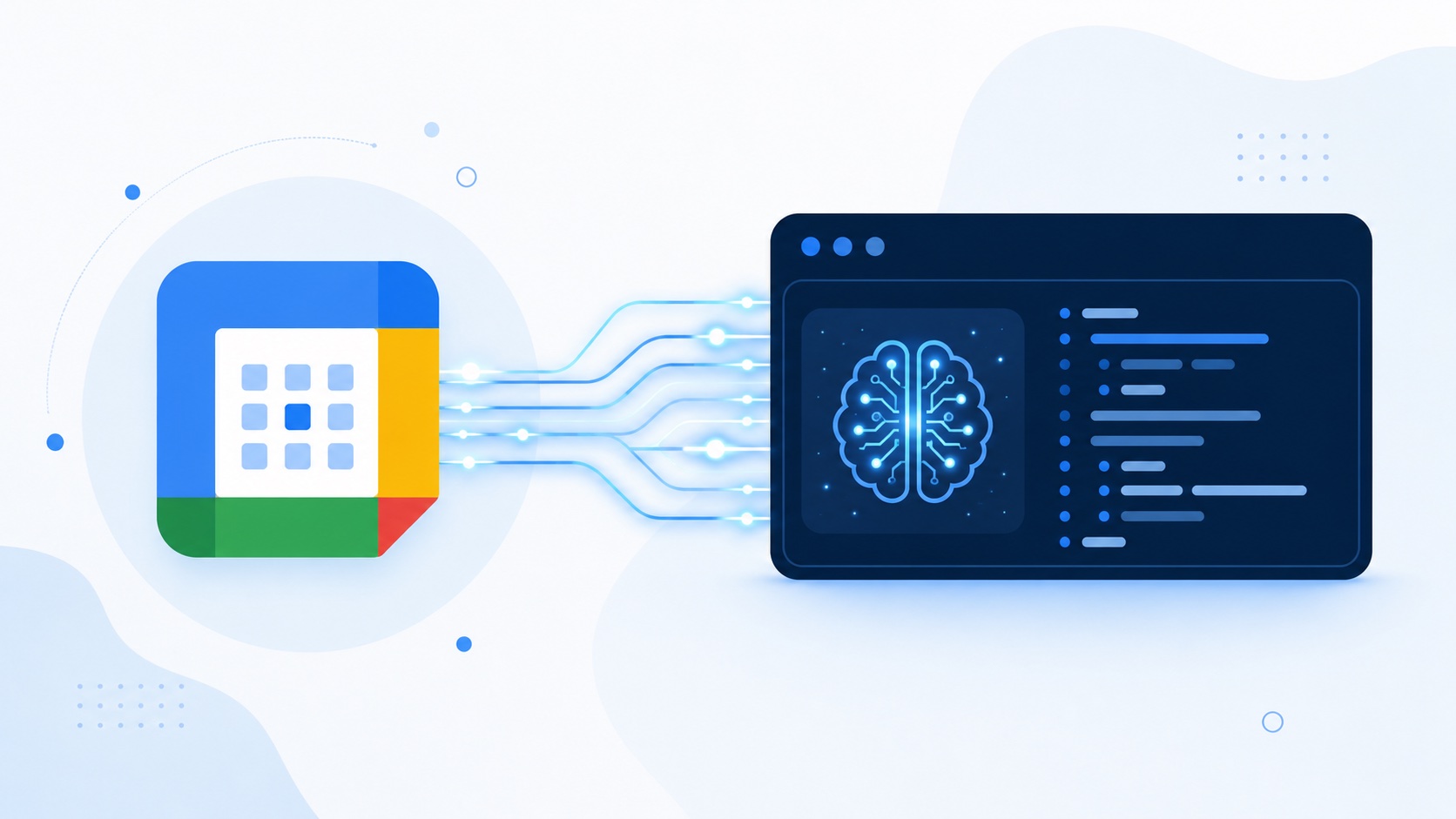 Google CalendarとClaude Codeのイメージ