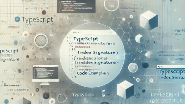 Typescriptインデックスシグネチャとは