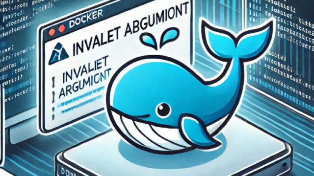 docker-invalid-argument