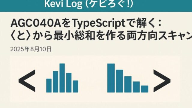 AtCoder AGC040A解説