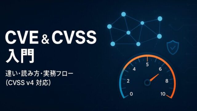 CVE/CVSS解説